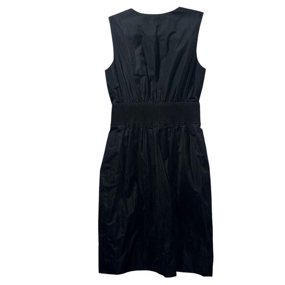 Yigal Azrouël New York Black Gathered Waist Dress – Size 4 - Picture 2 of 11